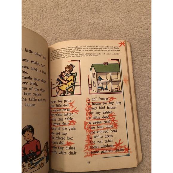 The Merton-McCall Reader At Work and Play Book Vintage 1937 Children's Stories - Picture 6 of 12